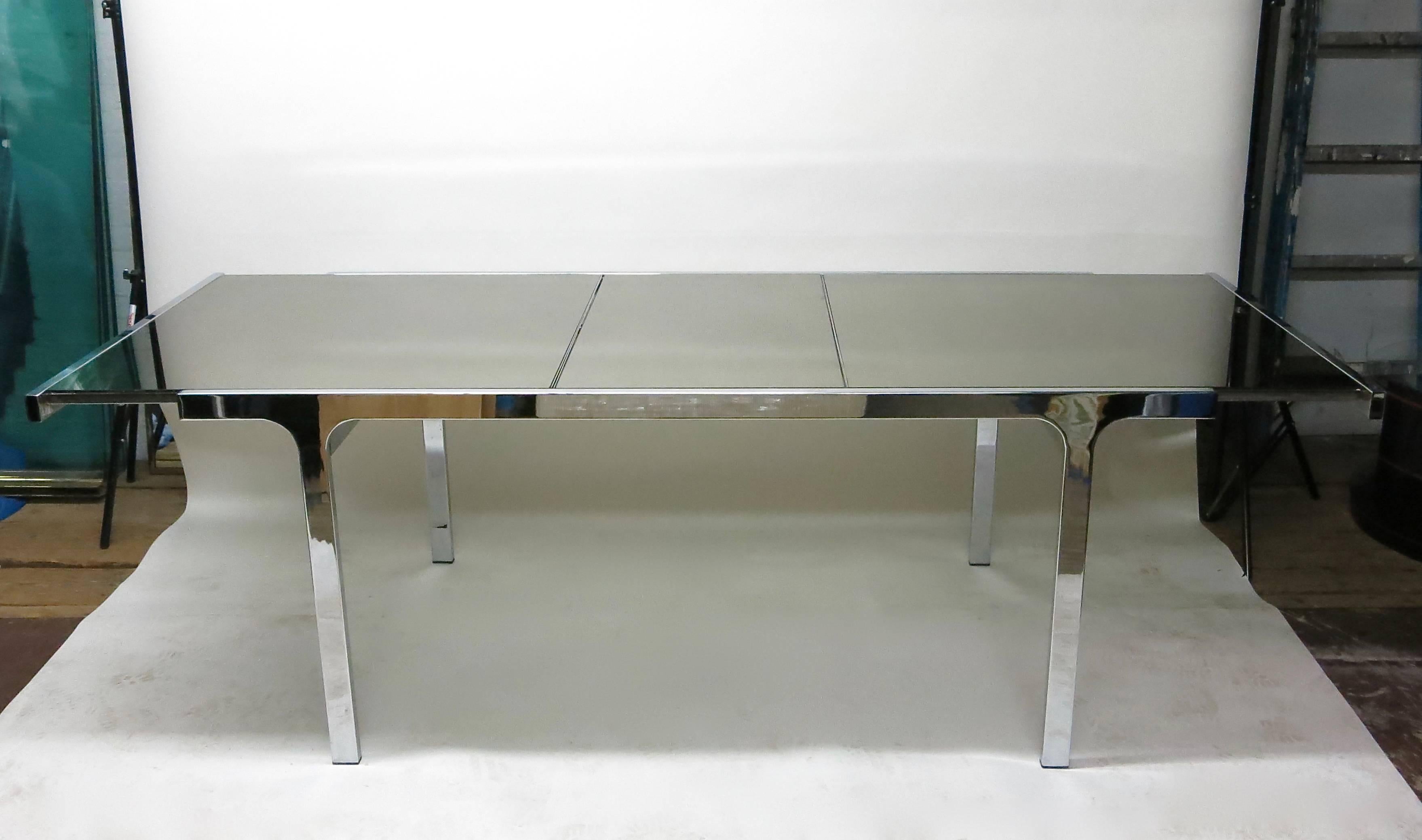 Mid-Century Modern Dining Table & 6 Chairs signed Pierre Cardin  Made in France circa 1970