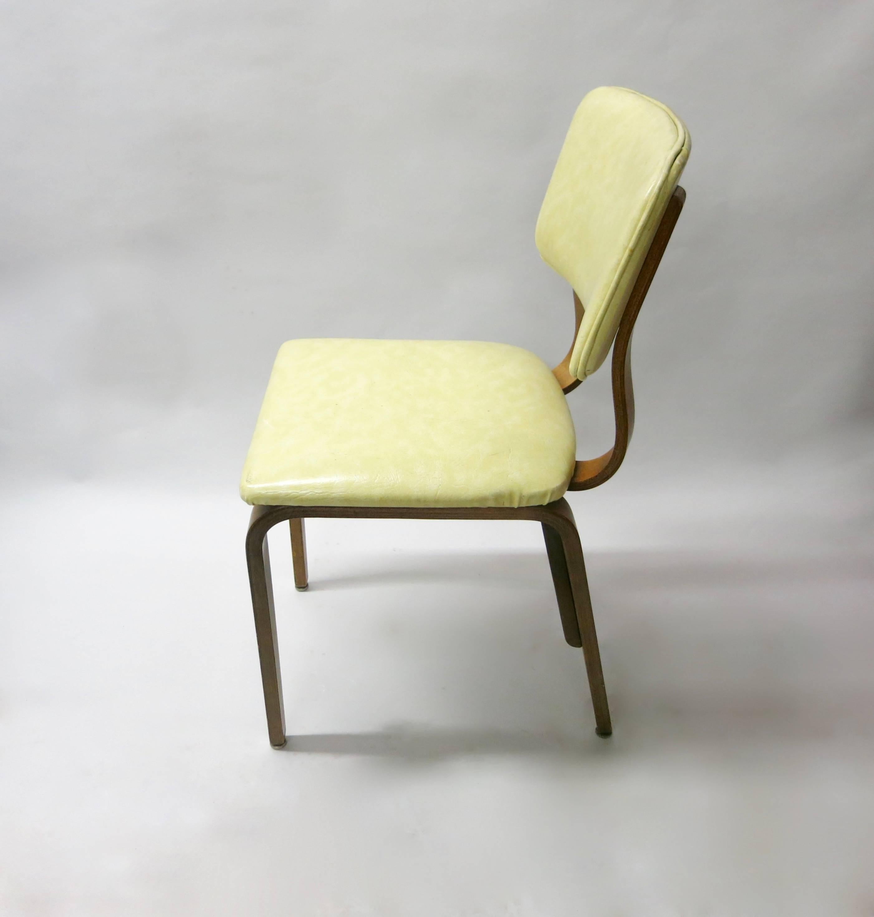 Mid-Century Modern Set of 16 Dining Chairs by Thonet, circa 1960