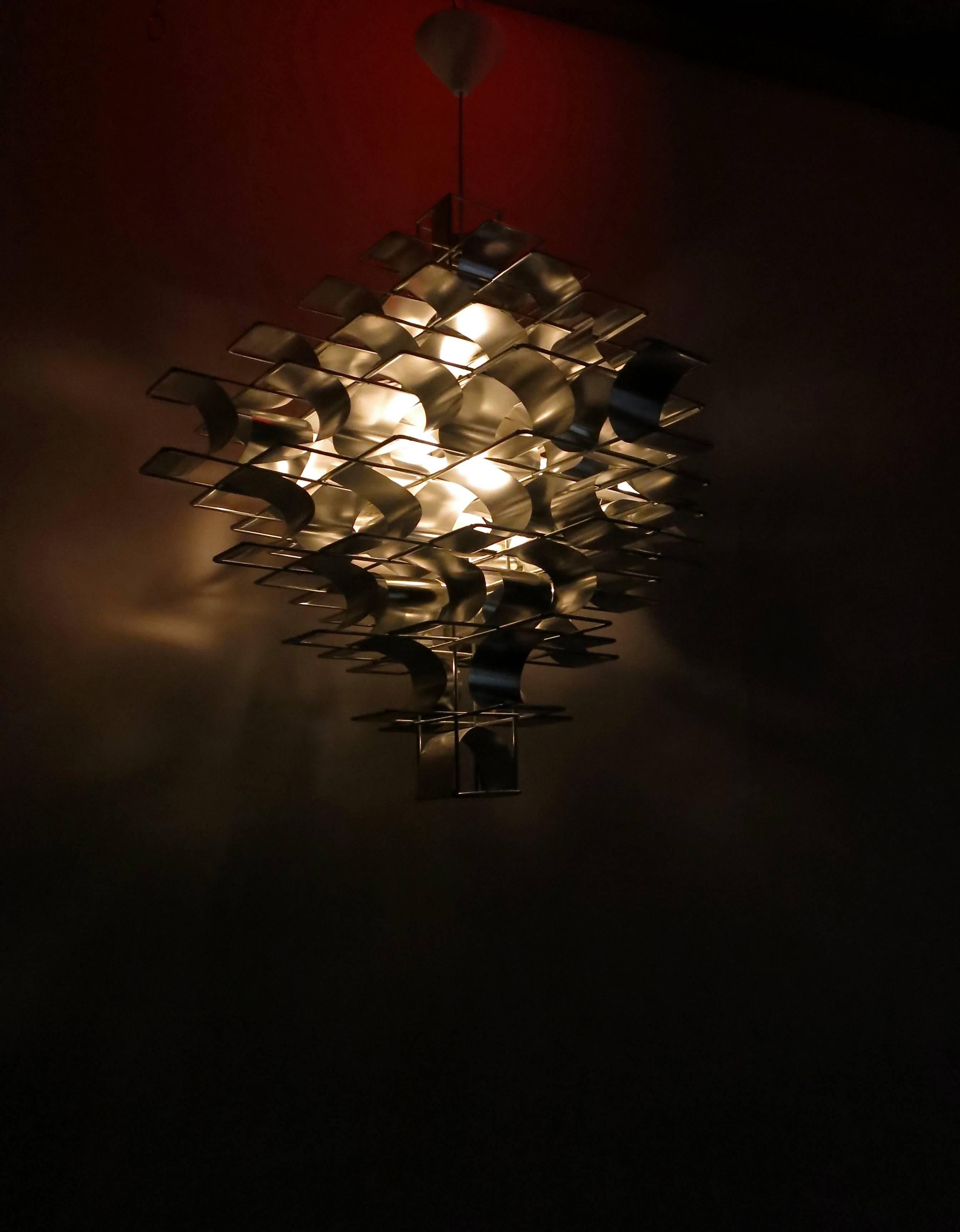 Late 20th Century Max Sauze Ceiling Pendent 