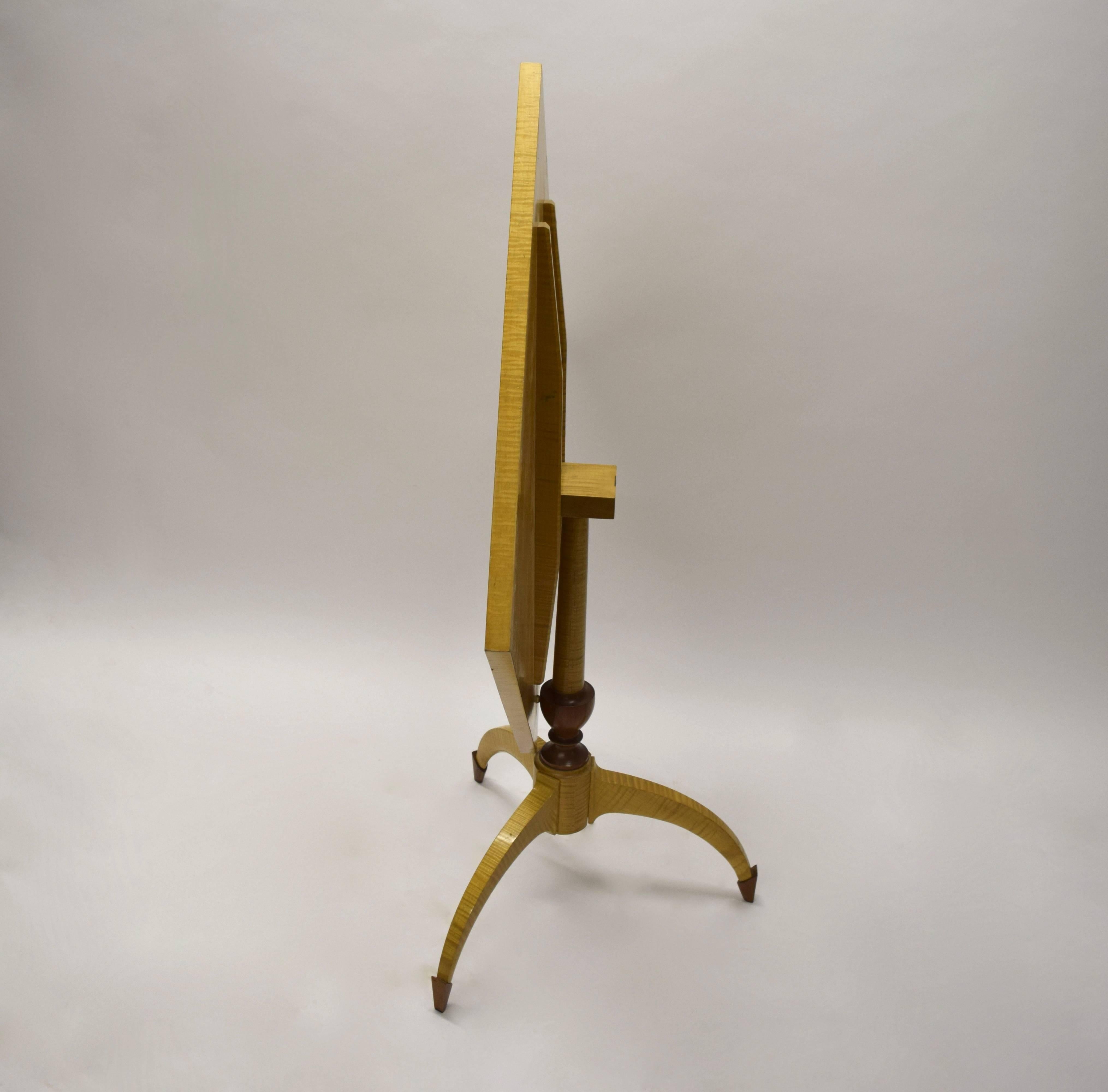 Unique Tilt-Top Dining, Game, or Center Table by Dale Broholm, USA 1992 2