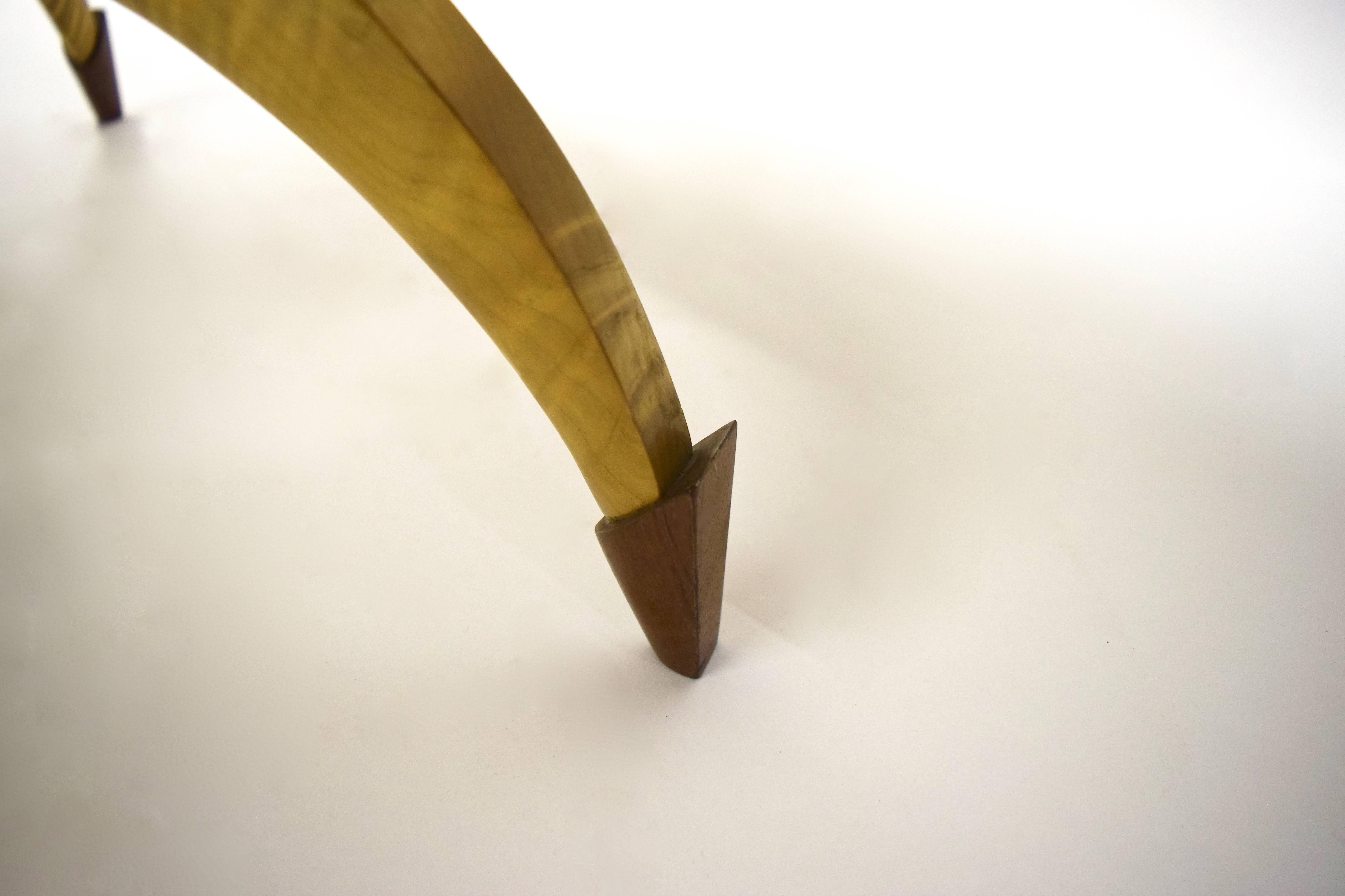 Unique Tilt-Top Dining, Game, or Center Table by Dale Broholm, USA 1992 4