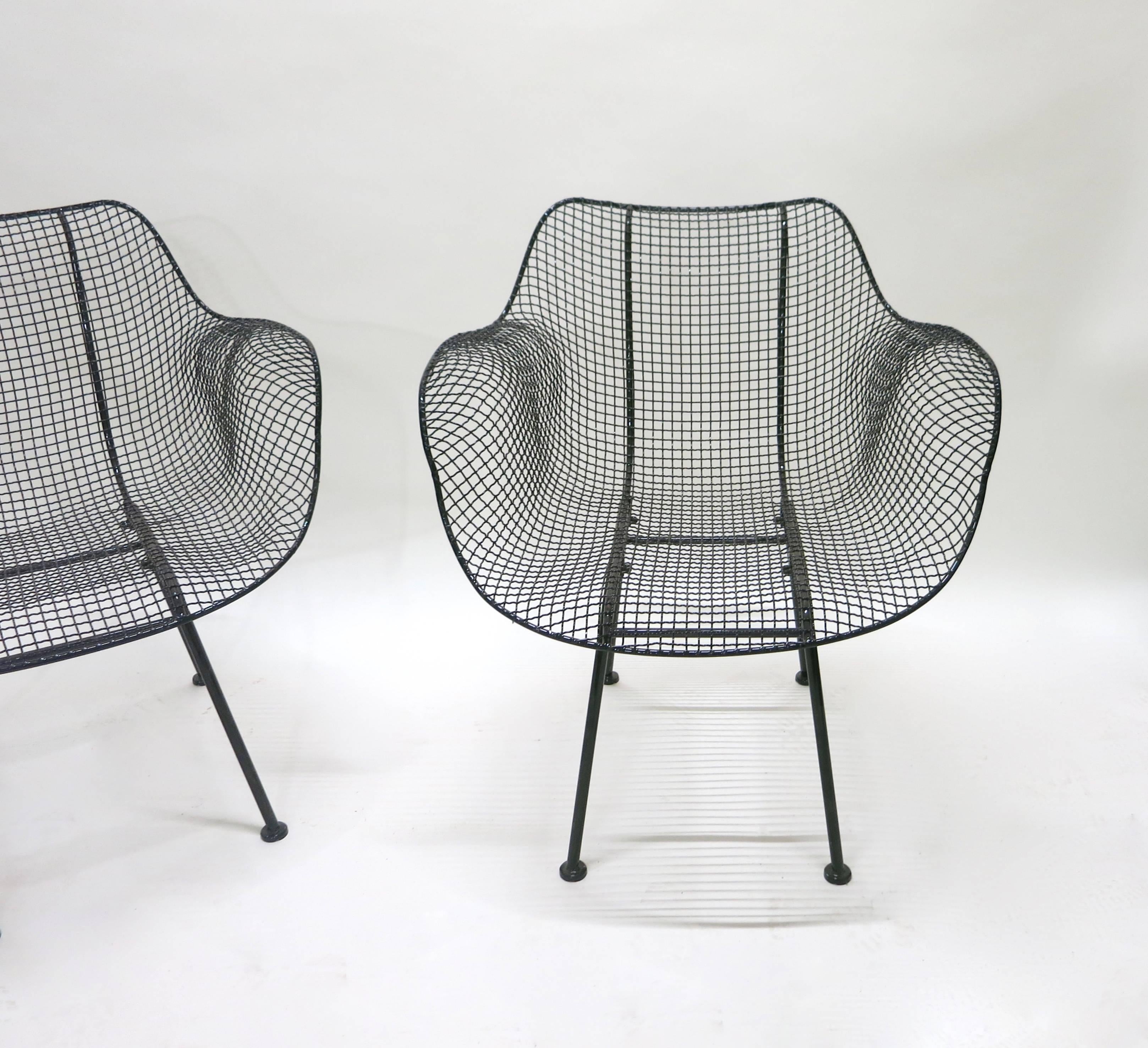 Mid-20th Century Six Dining Armchairs by Russell Woodard, USA, circa 1950