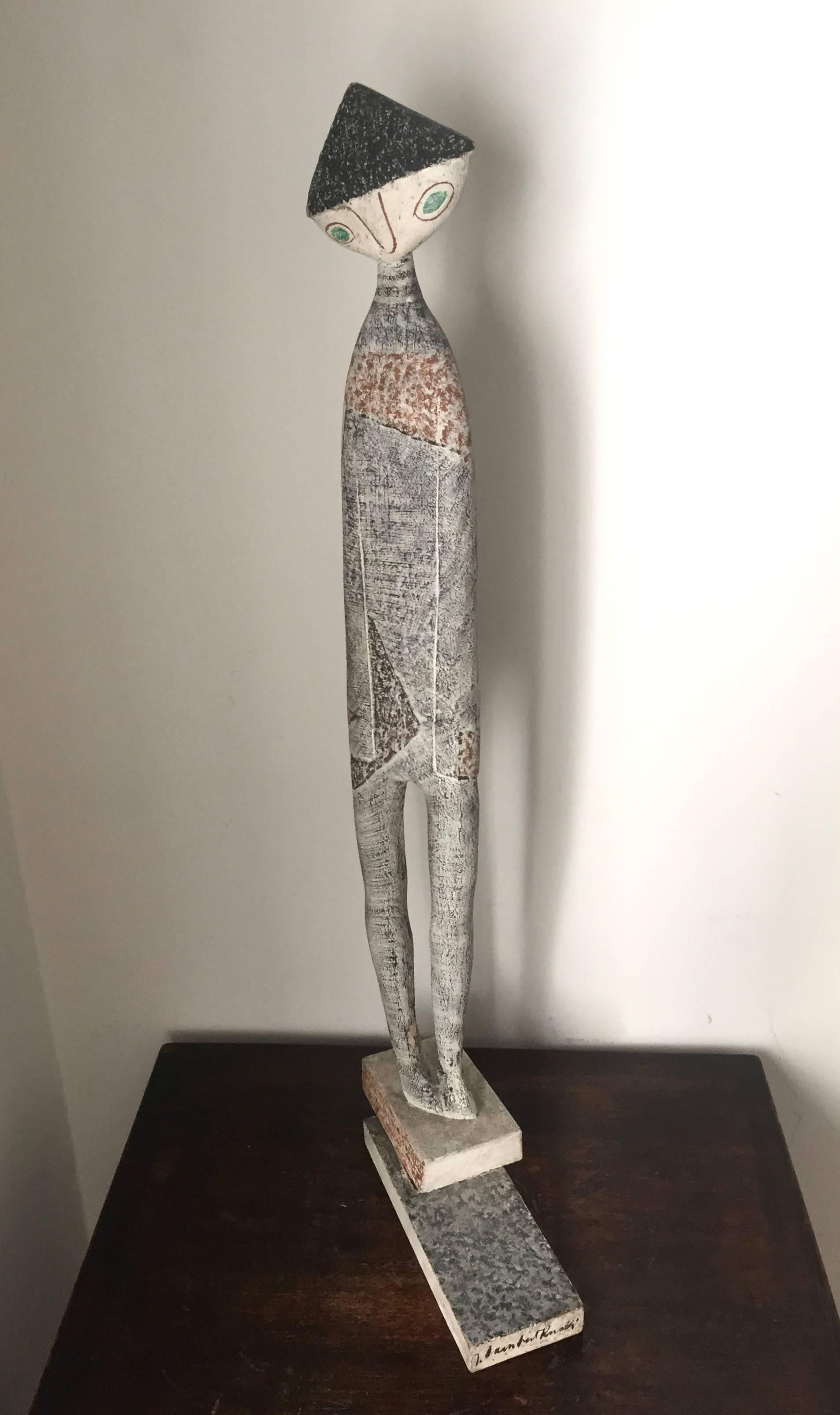 Art Deco Sculpture Signed by Jean Lambert-Rucki, circa 1925, France For Sale