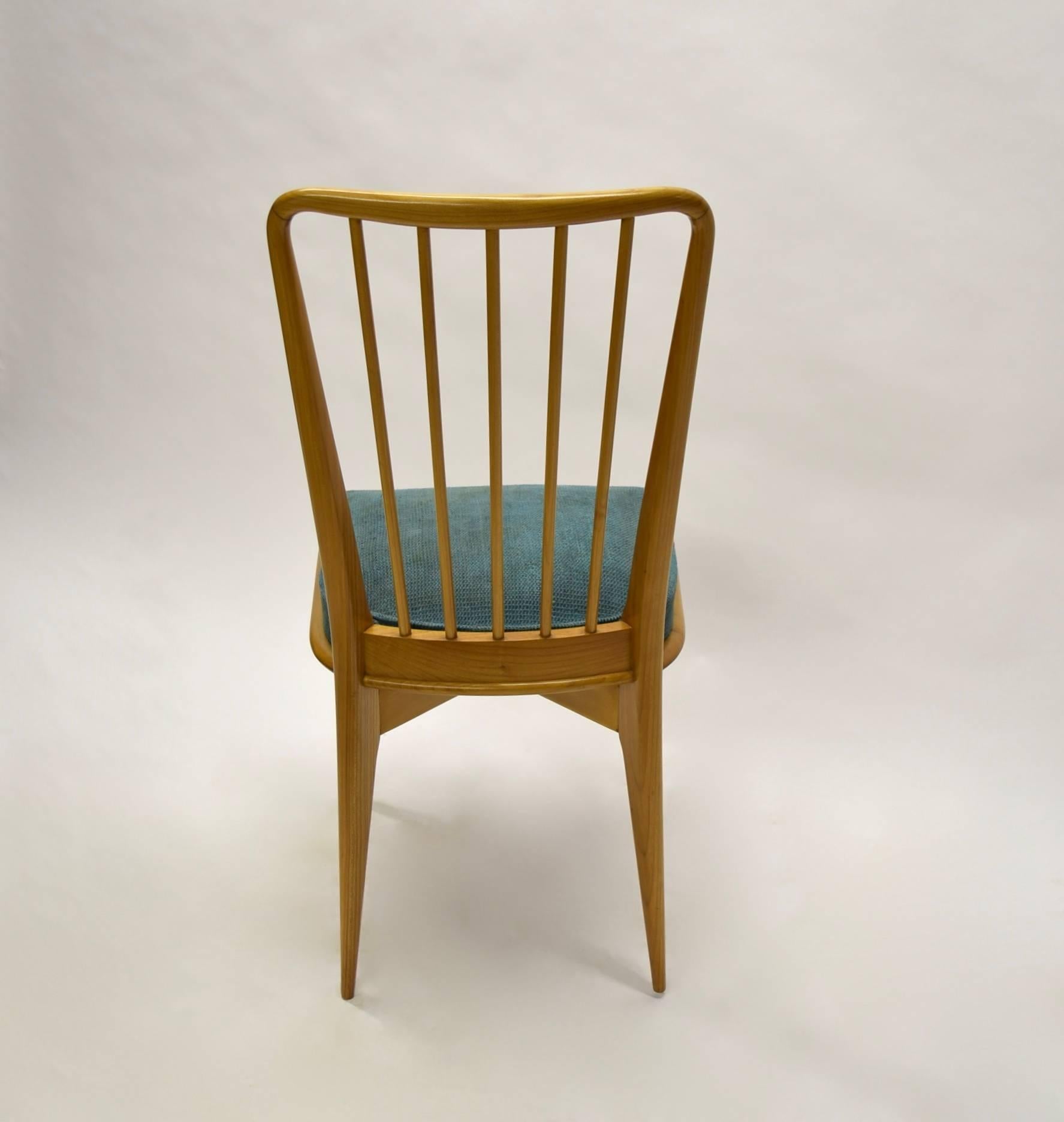 Mid-20th Century Four Chairs for Dining or Game Table Circa 1950 Denmark For Sale
