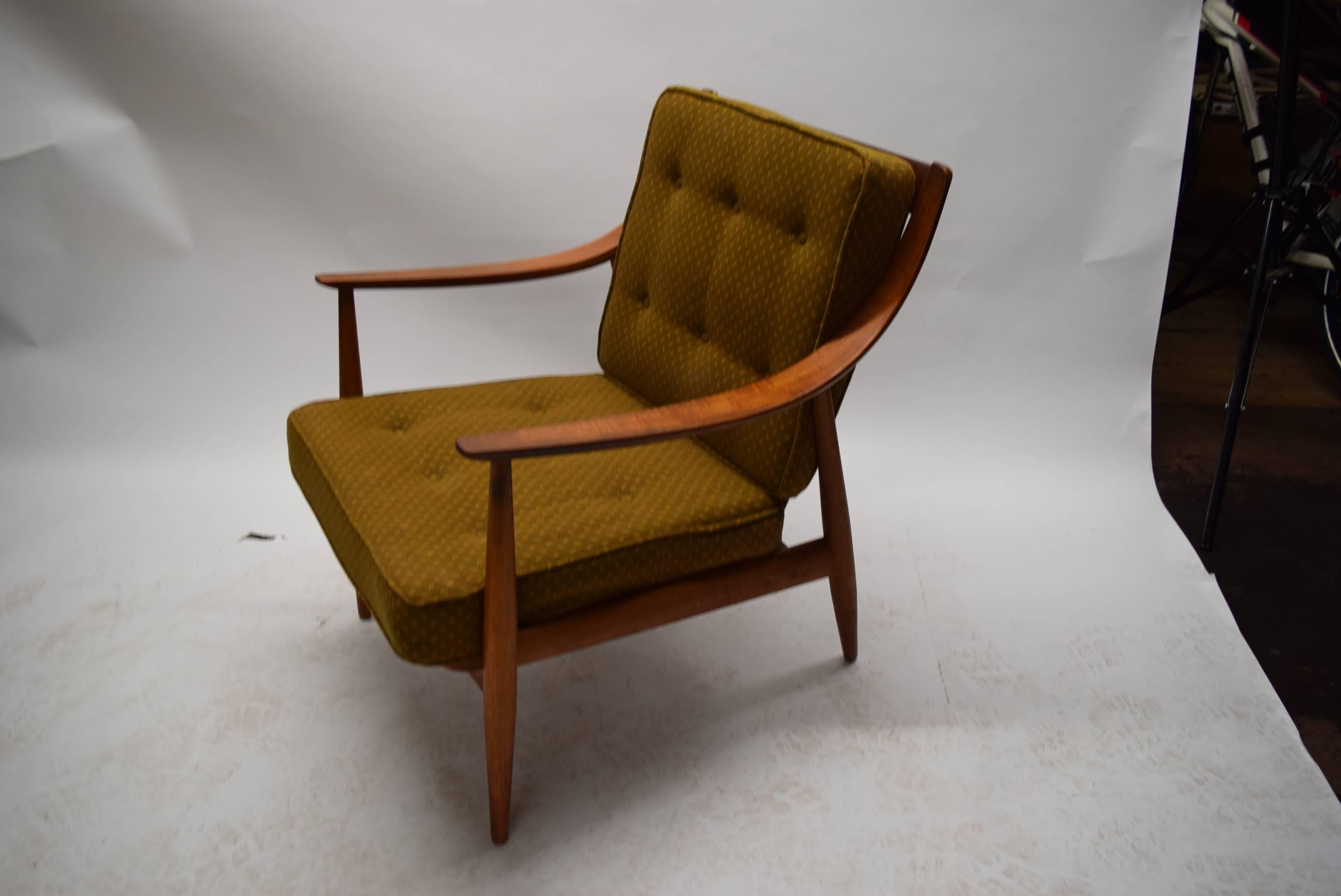 Lounge Chair by Kofod-Larson for Selig, circa 1955 Made in Denmark In Excellent Condition In Jersey City, NJ