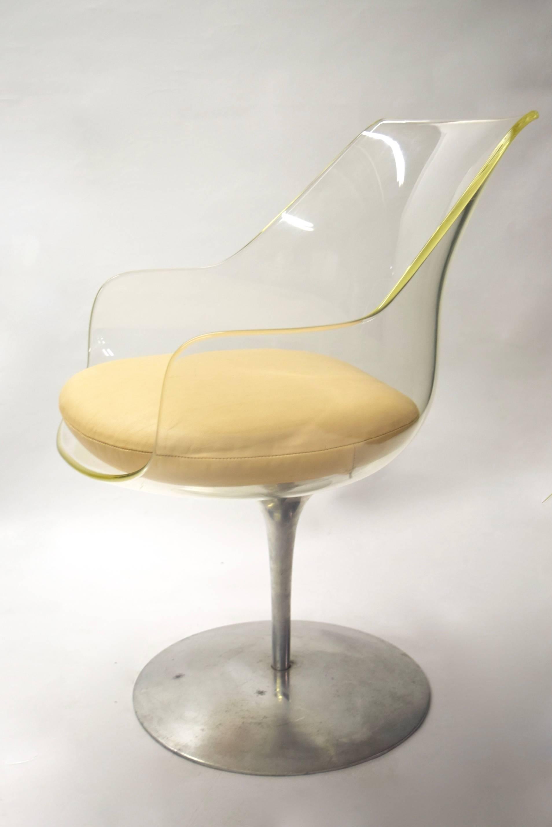 American Pair of Champagne Chairs Designed in 1962 by Erwine & Estelle Laverne, USA