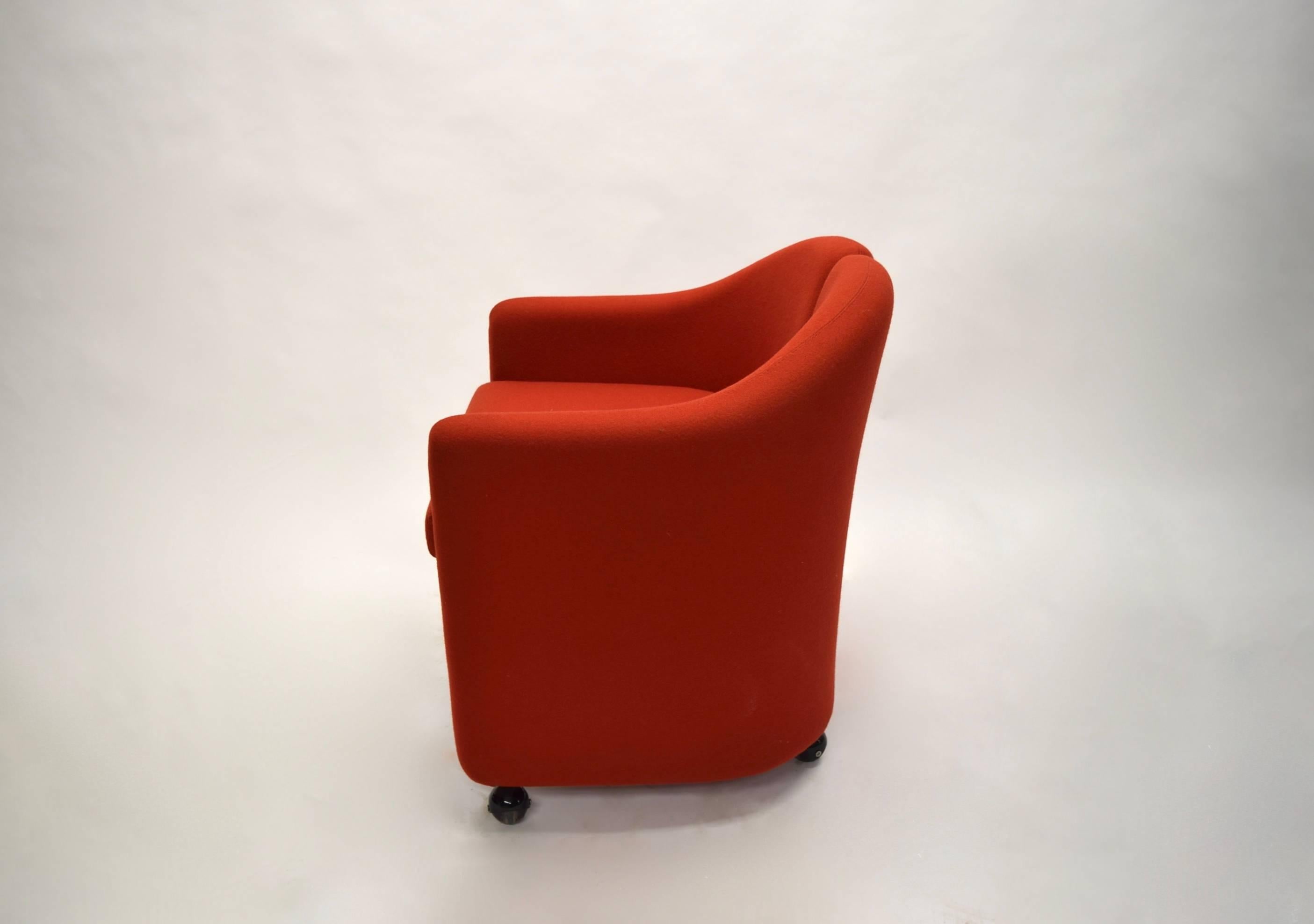 Pair of Chairs Designed by Eugenio Gerli for Tecno 