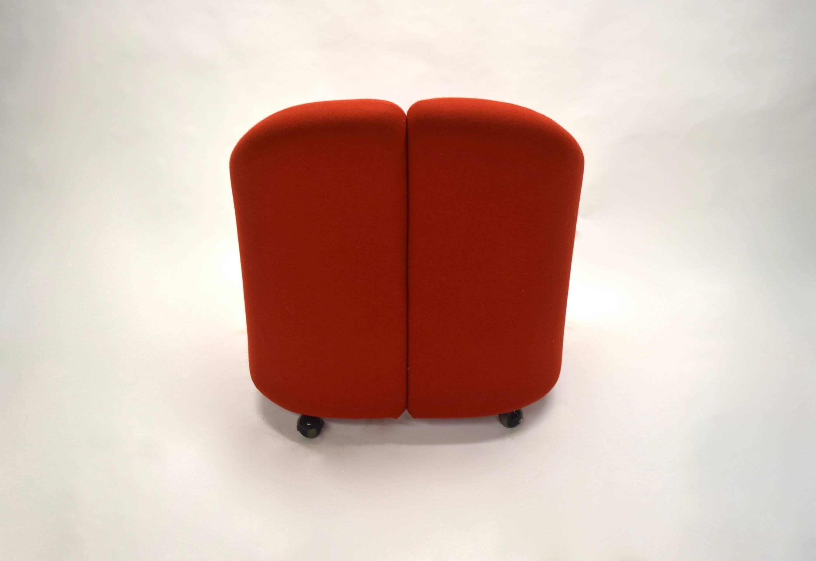 Pair of Chairs Designed by Eugenio Gerli for Tecno 