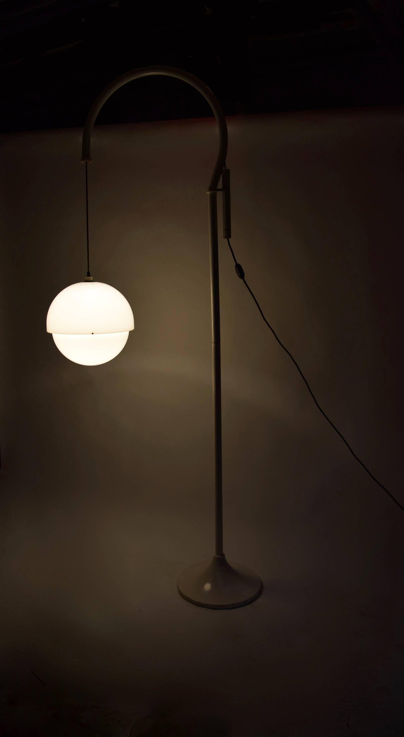 Steel Floor Lamp Designed by Luigi Bandini Buti for Kartell in 1967, Made in Italy For Sale