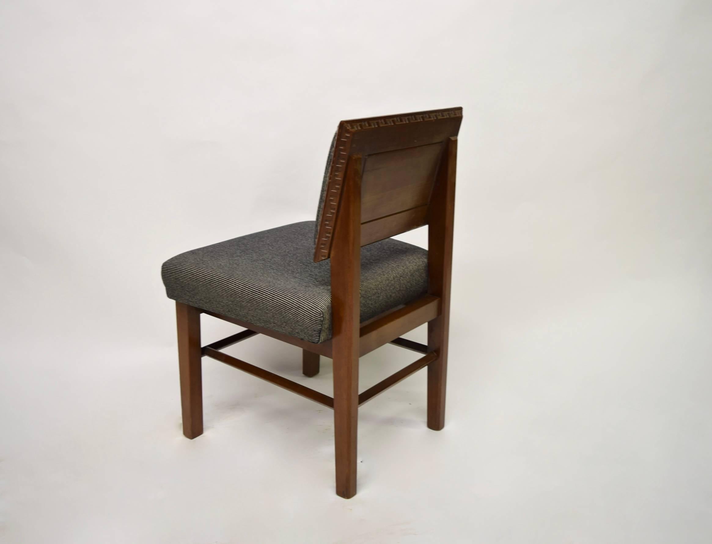Set of Eight Taliesin Dining Chairs by Frank Lloyd Wright for Heritage-Henredon 5