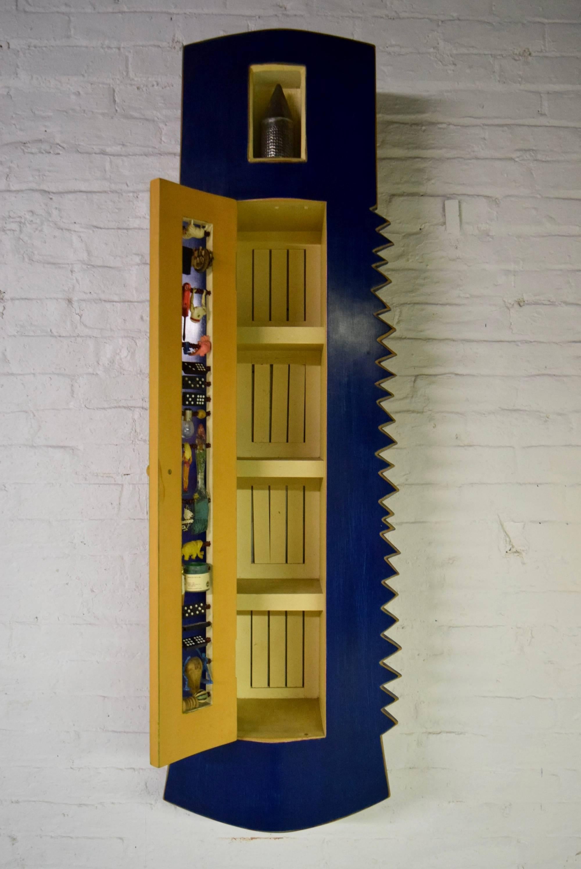 Armoire de rangement murale unique par Randy Shull, États-Unis, vers 1996 en vente 4