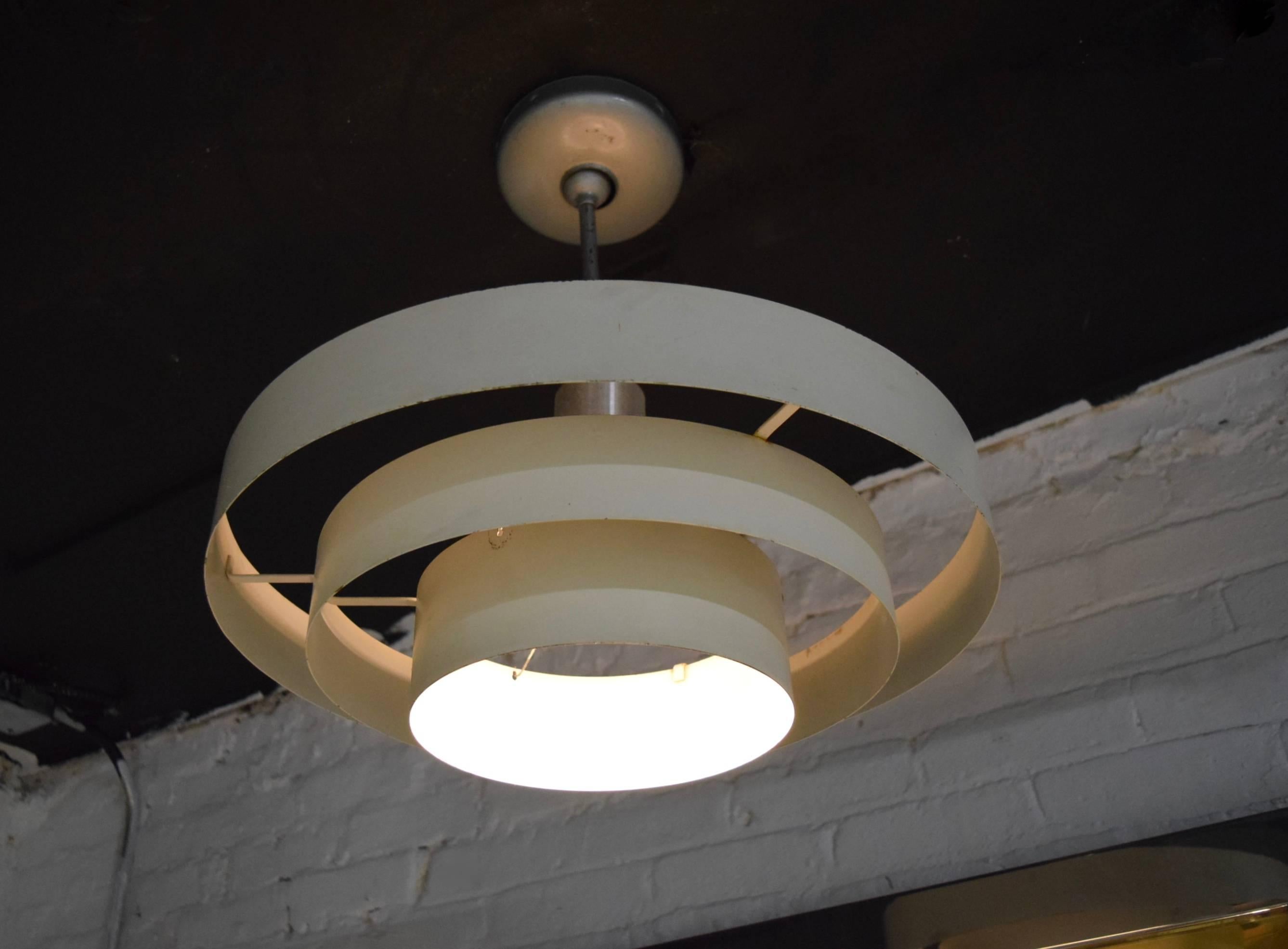 Mid-Century Modern Ceiling Fixture by Charles Eames, Made in America, circa 1950