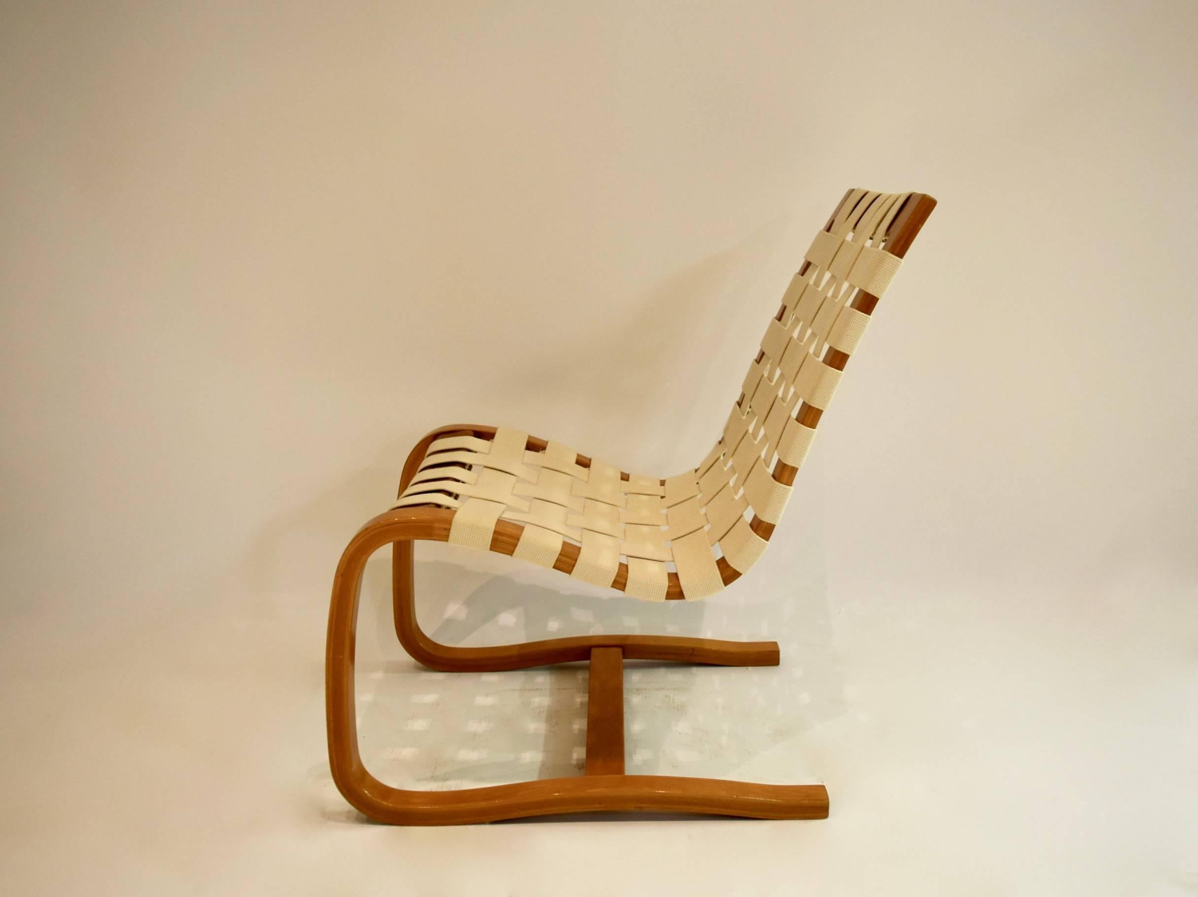 Pair of Bentwood Lounge Chairs, Denmark 1