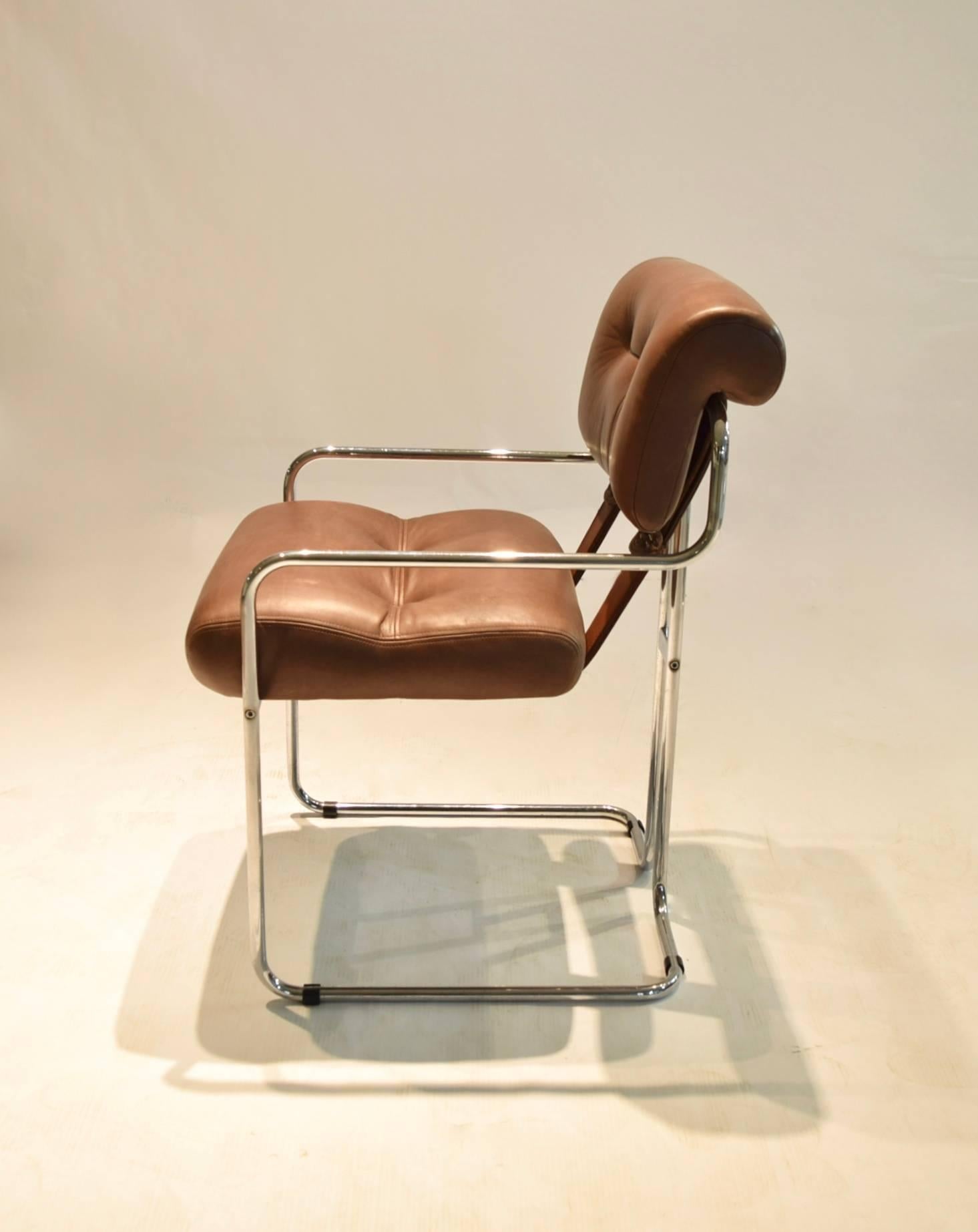 20th Century Ten Reupholstered Tucroma Chairs, Guido Faleschini for I4Mariani, Italy