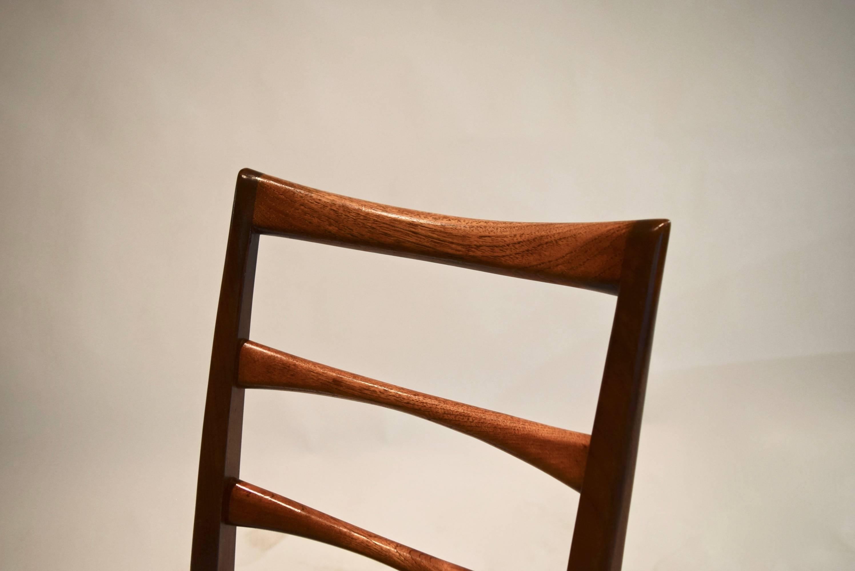 Late 20th Century Six Lis Dining Chairs by Niels Koefoed, Denmark, circa 1965