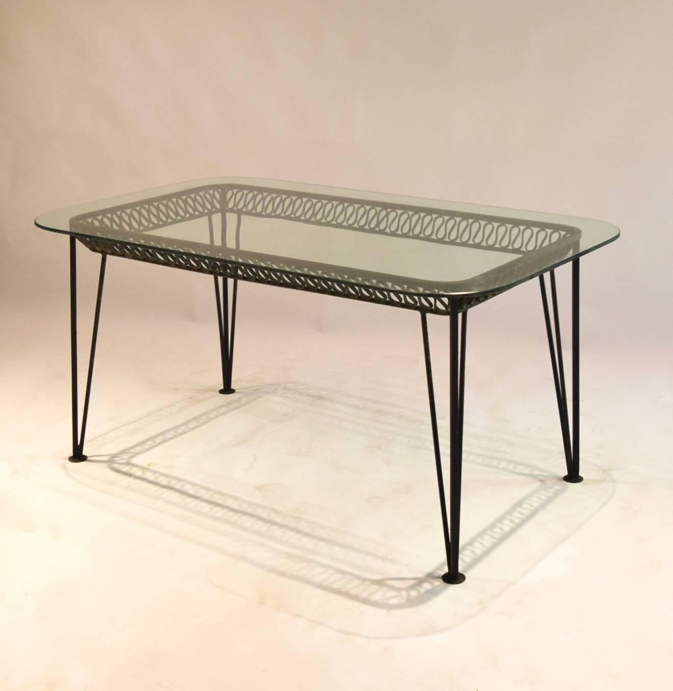 Ribbon Series Dining Table by Maurizio Tempestini for Salterini, USA, circa 1955 In Good Condition In Jersey City, NJ