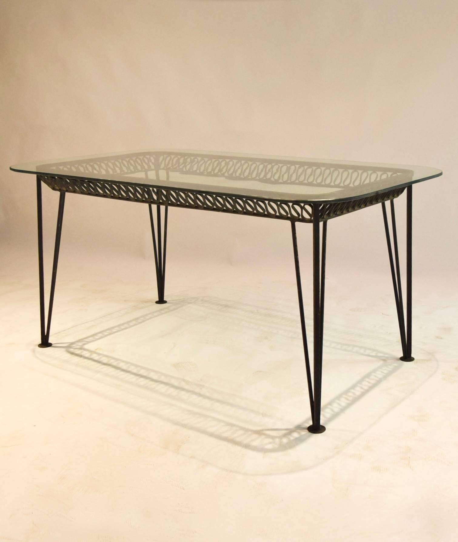 20th Century Ribbon Series Dining Table by Maurizio Tempestini for Salterini, USA, circa 1955