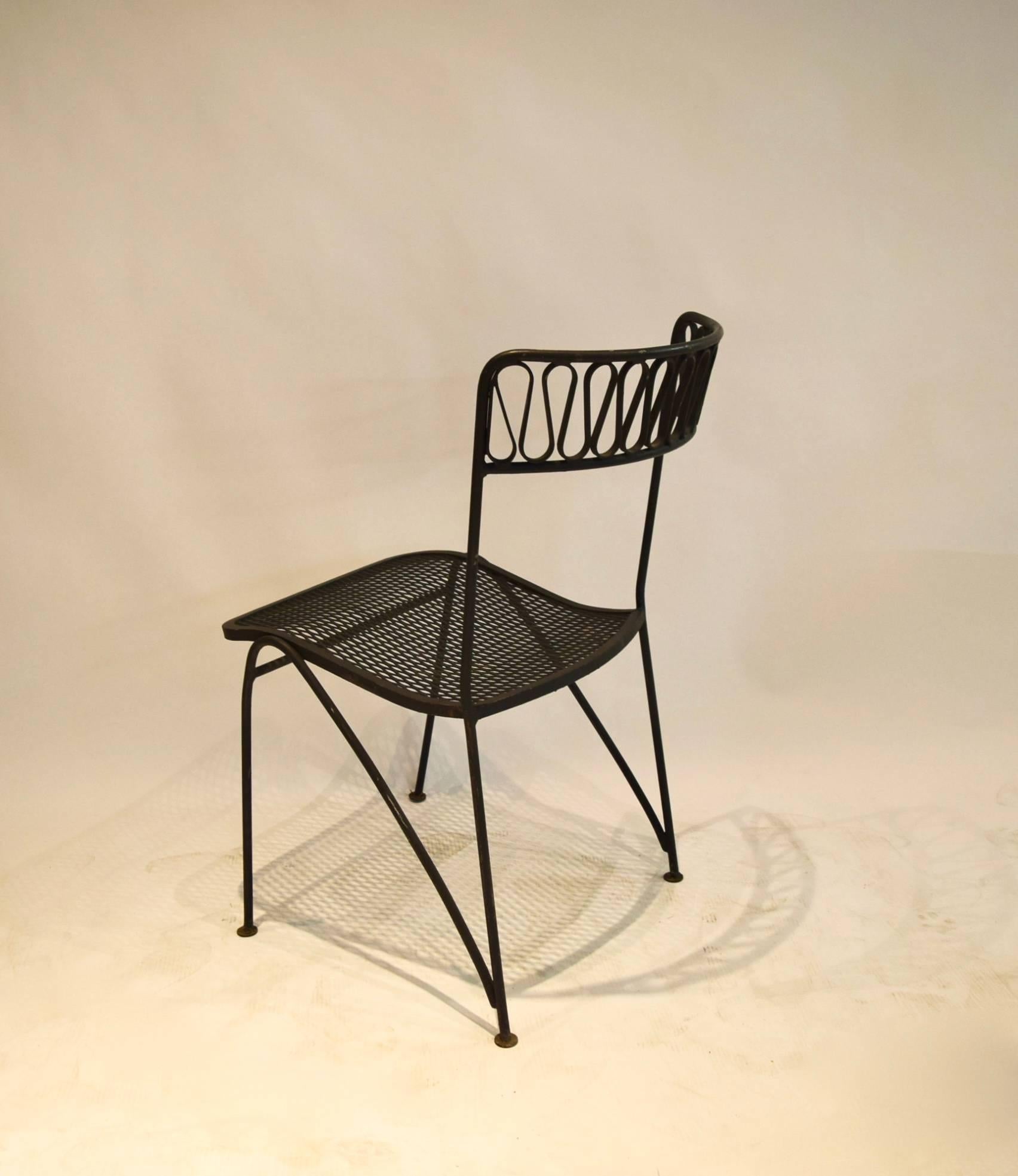Four Ribbon Series Dining Chairs, Maurizio Tempestini for Salterini, circa 1955 2