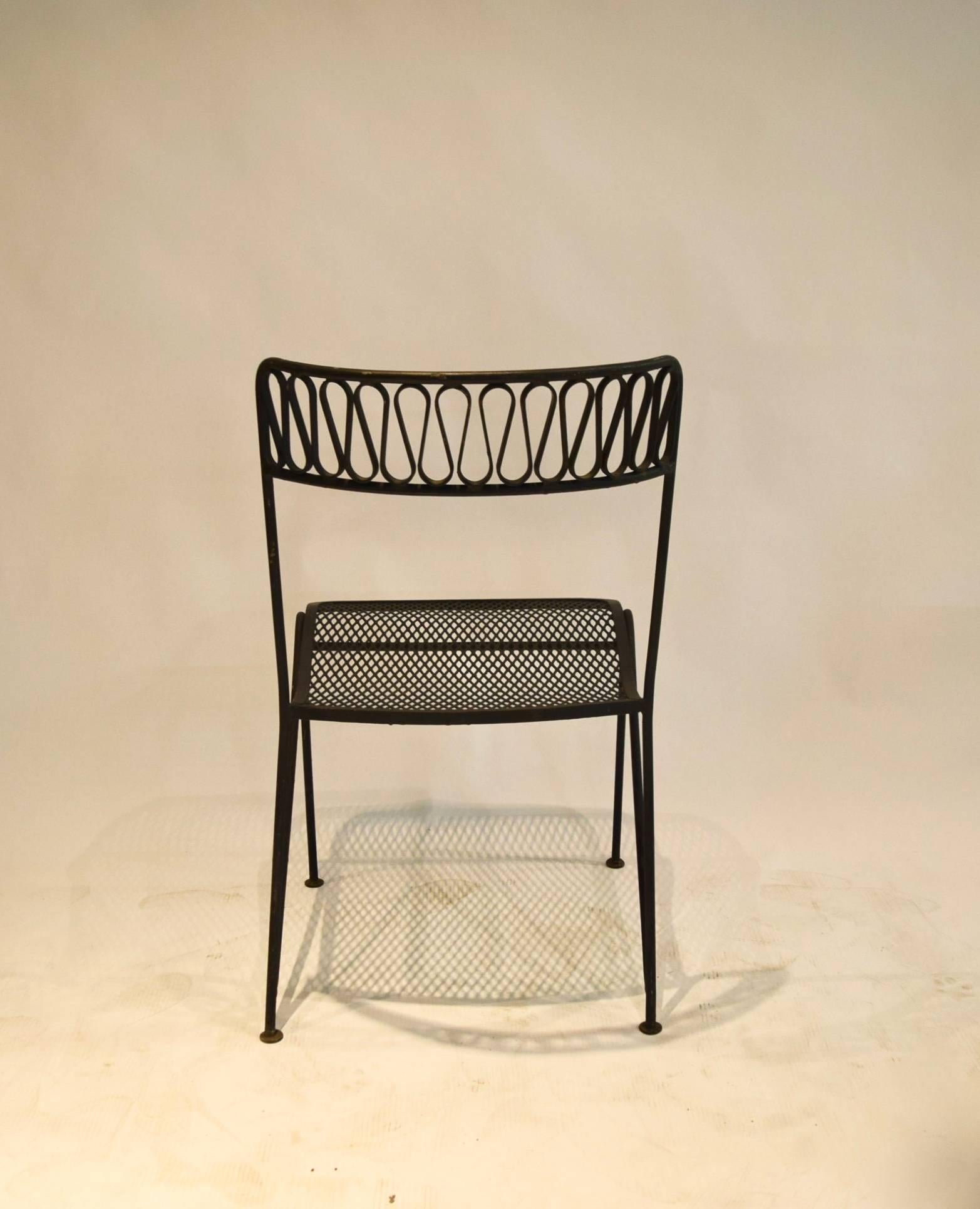 Four Ribbon Series Dining Chairs, Maurizio Tempestini for Salterini, circa 1955 3