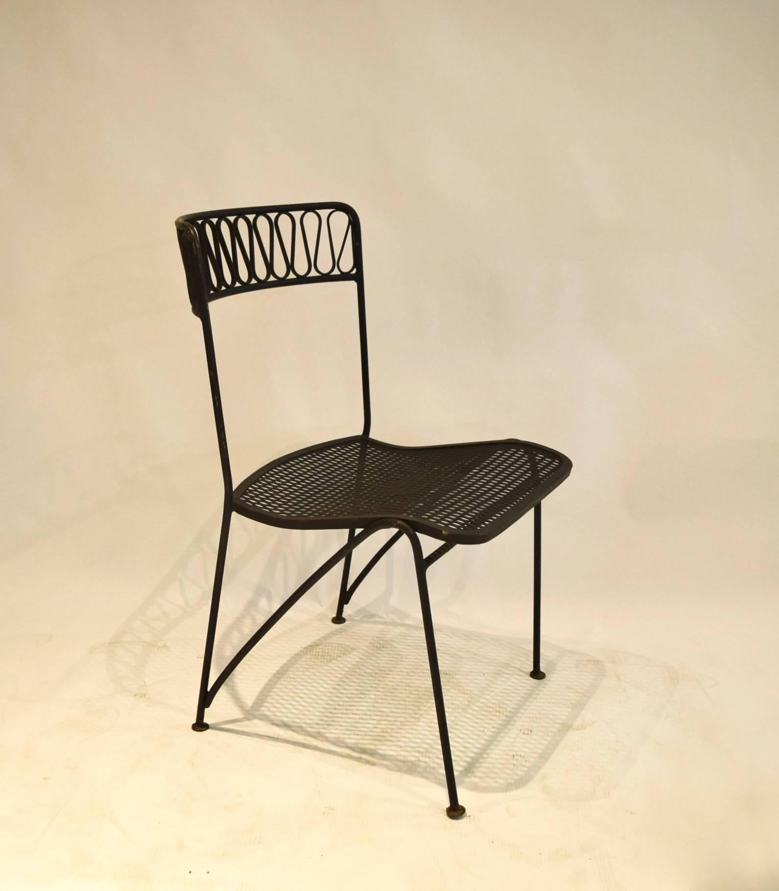 Four Ribbon Series Dining Chairs, Maurizio Tempestini for Salterini, circa 1955 4