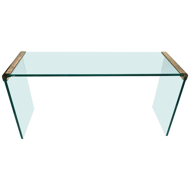 Sofa Table or Console by Pace, Made in USA, circa 1975 For Sale at 1stDibs