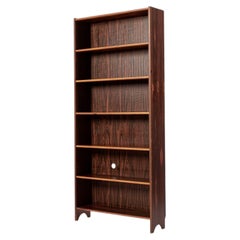 Librería de palisandro de mediados de siglo, estantería alta de estilo escandinavo, 3 unidades disponibles
