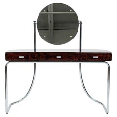 Coiffeuse en acier tubulaire Fritz Hansen, modèle S214, Mart Stam, Danemark, années 1930