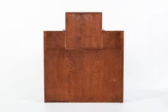 Antique French Art Deco Macassar Ebony Vanity Cabinet by Georges Champion (attr)