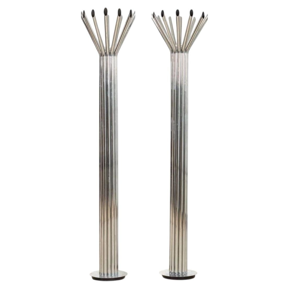 Lampe sur pied « Mid-Century Modern » de George Kovacs, acier chromé, 1970 en vente