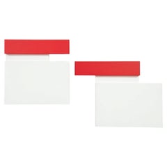 Reliefs muraux d'art abstrait géométrique contemporain de Thomas Vinson, 2004
