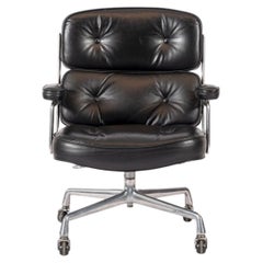 Eames for Herman Miller Time Life Black Leather Office Chair 1981