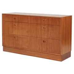 Danish Mid-Century Modern Teak 6-Drawer Dresser or Chest, 1960s