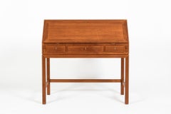 Scrivania a ribalta in teak in stile Mid-Century Modern danese, anni ’60
