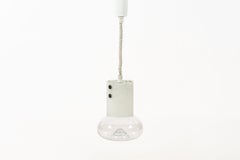 Lampada a sospensione in vetro moderna svedese del Mid Century di Orrefors