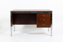 Schreibtisch im Mid-Century-Modern-Stil aus Palisanderholz, entworfen von Jean Gillon für Italma, hergestellt in Brasilien