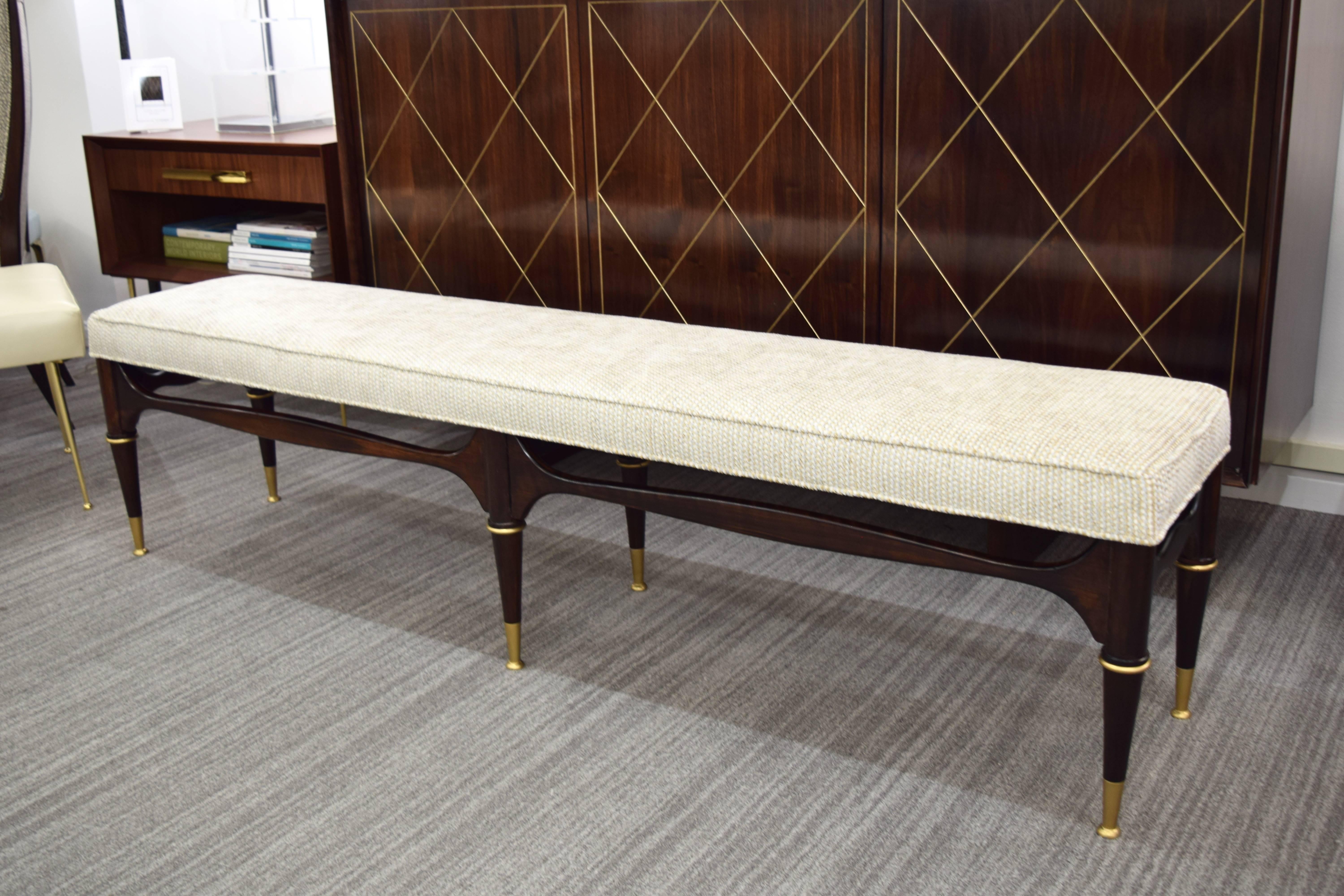 Scuptural bench in the manner of Gio Ponti In Excellent Condition In New York, NY