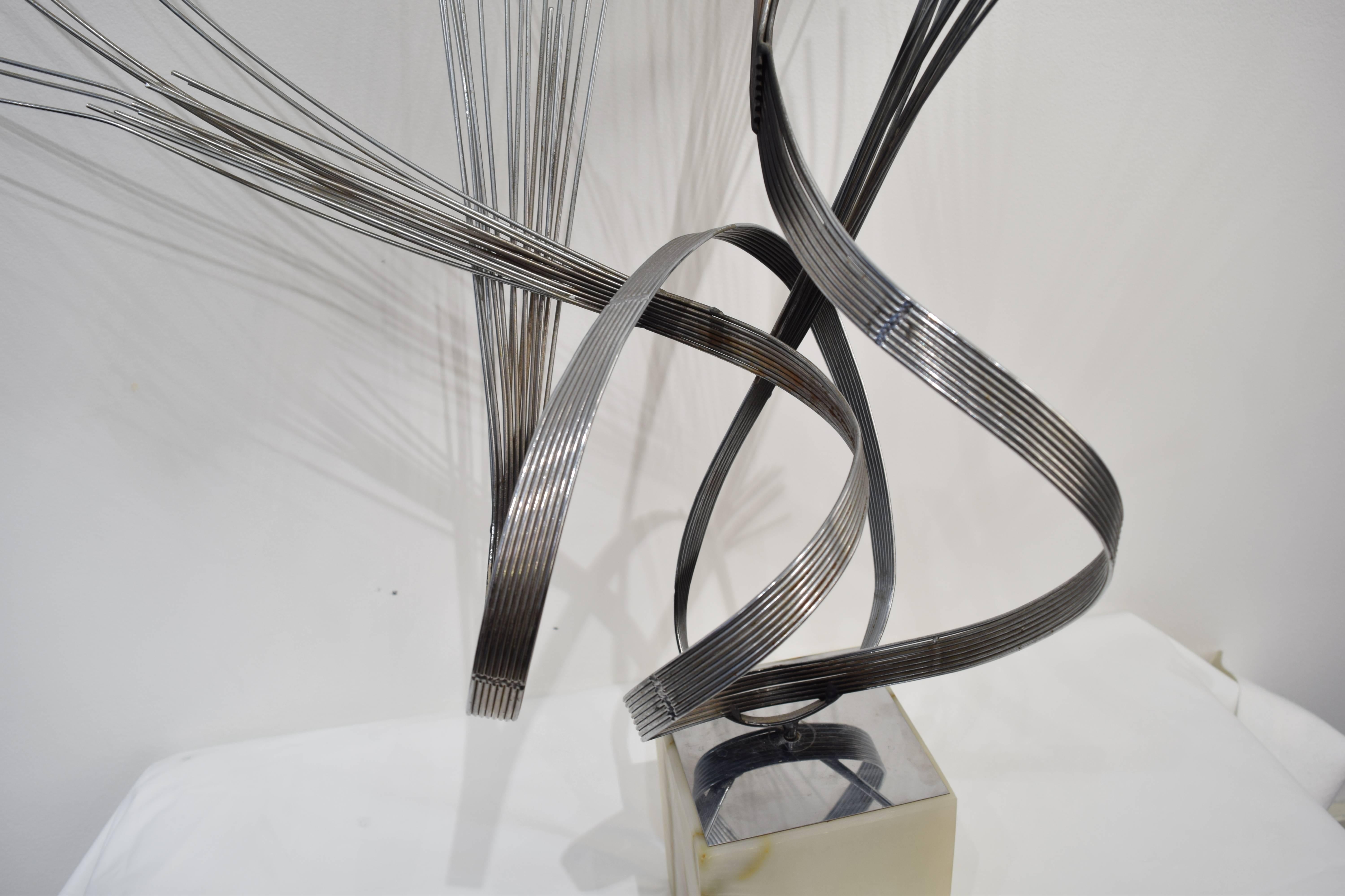 American Kinetic Curtis Jere Sculpture