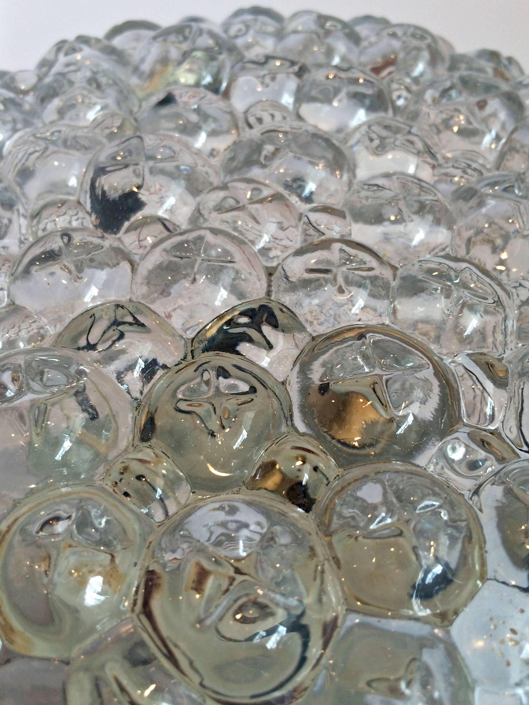 Bubble Glass Fixture In Good Condition In NYC, NY