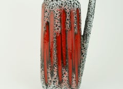 vintage 1960s 70s west german scheurich VASE with lora decor model 275-28