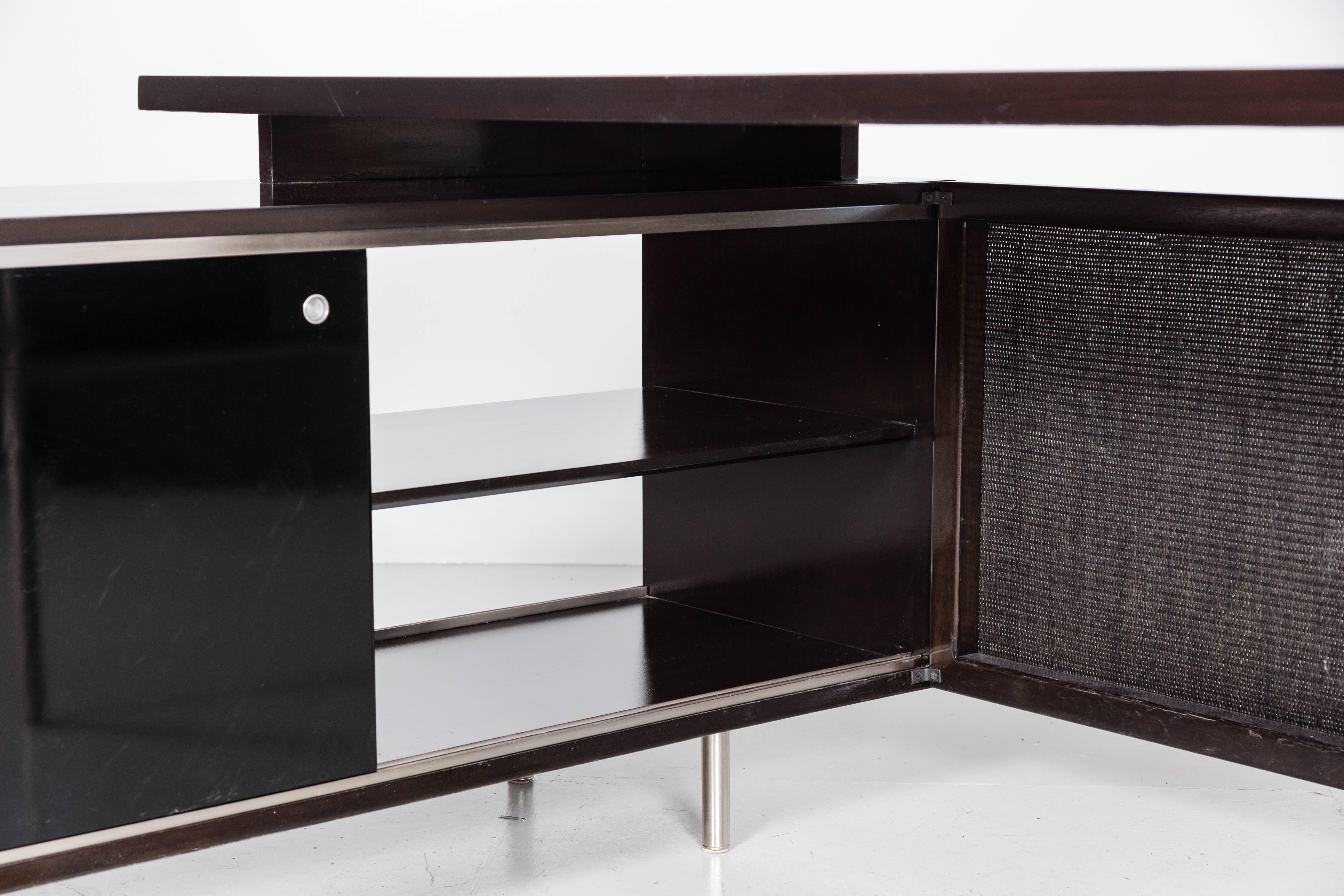 Walnut Executive Desk by George Nelson