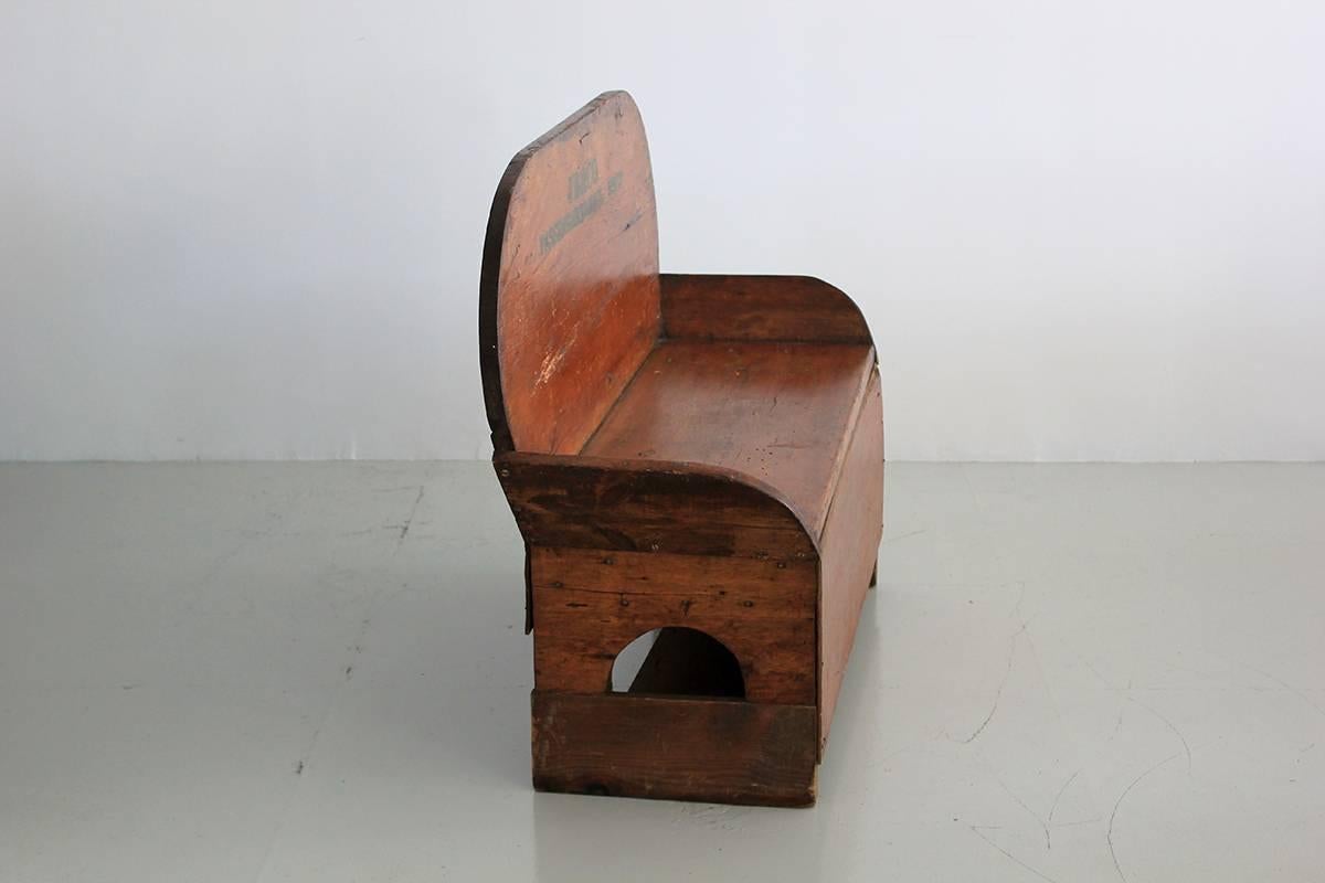 antique caboose chair