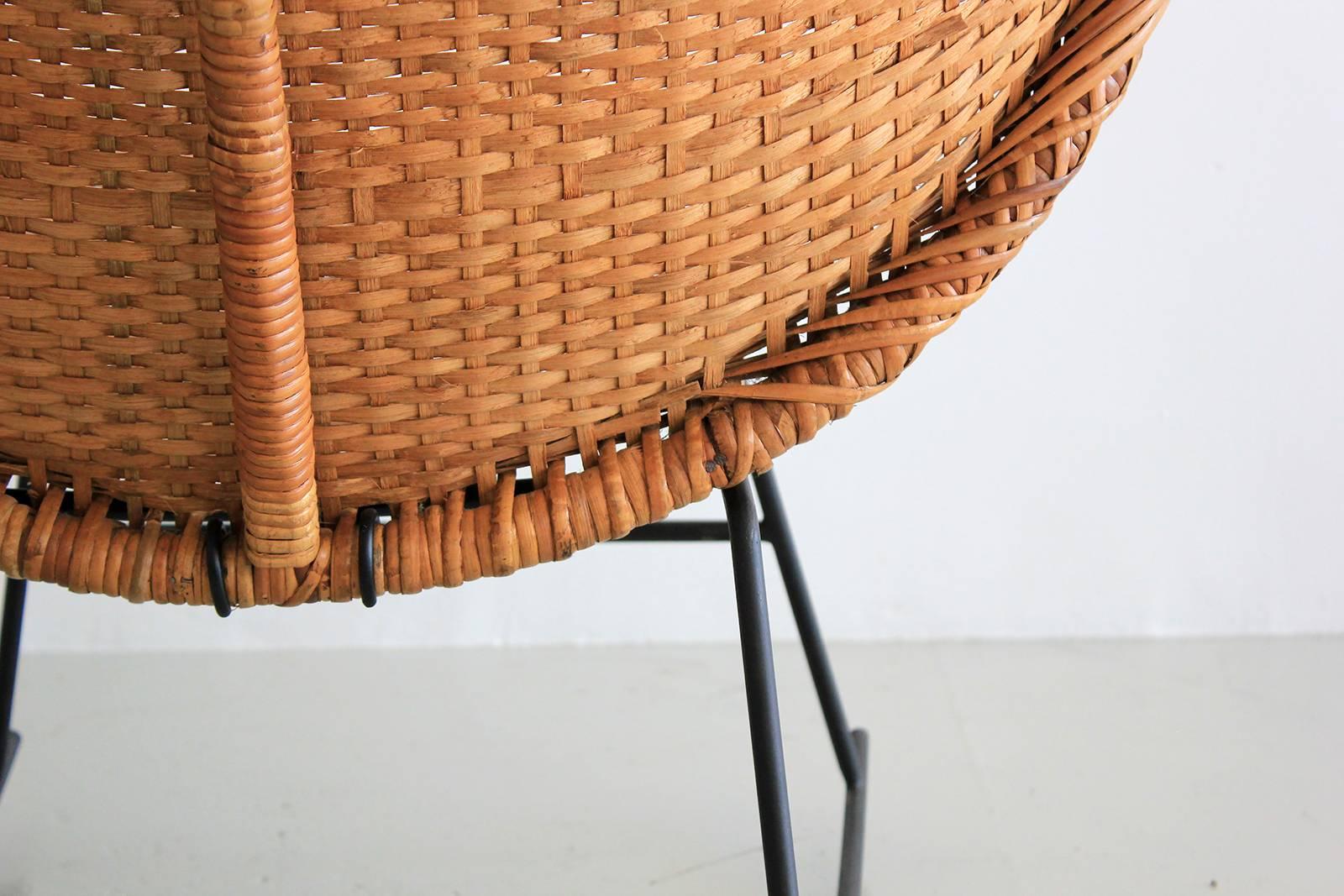 Woven Wicker Rocker 1