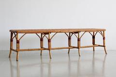 Large French Cafe Bench