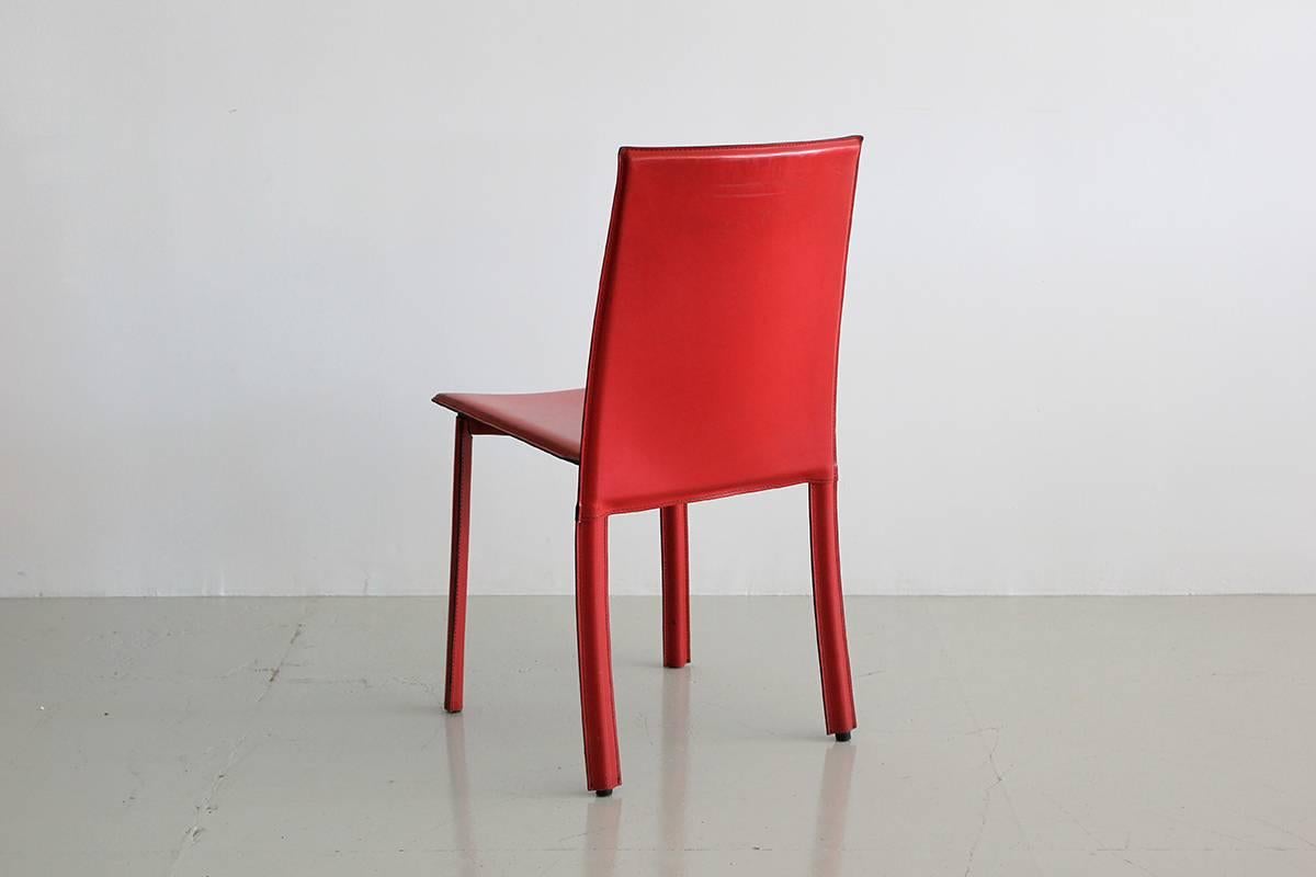 Italian Mario Bellini Style Cab Chairs