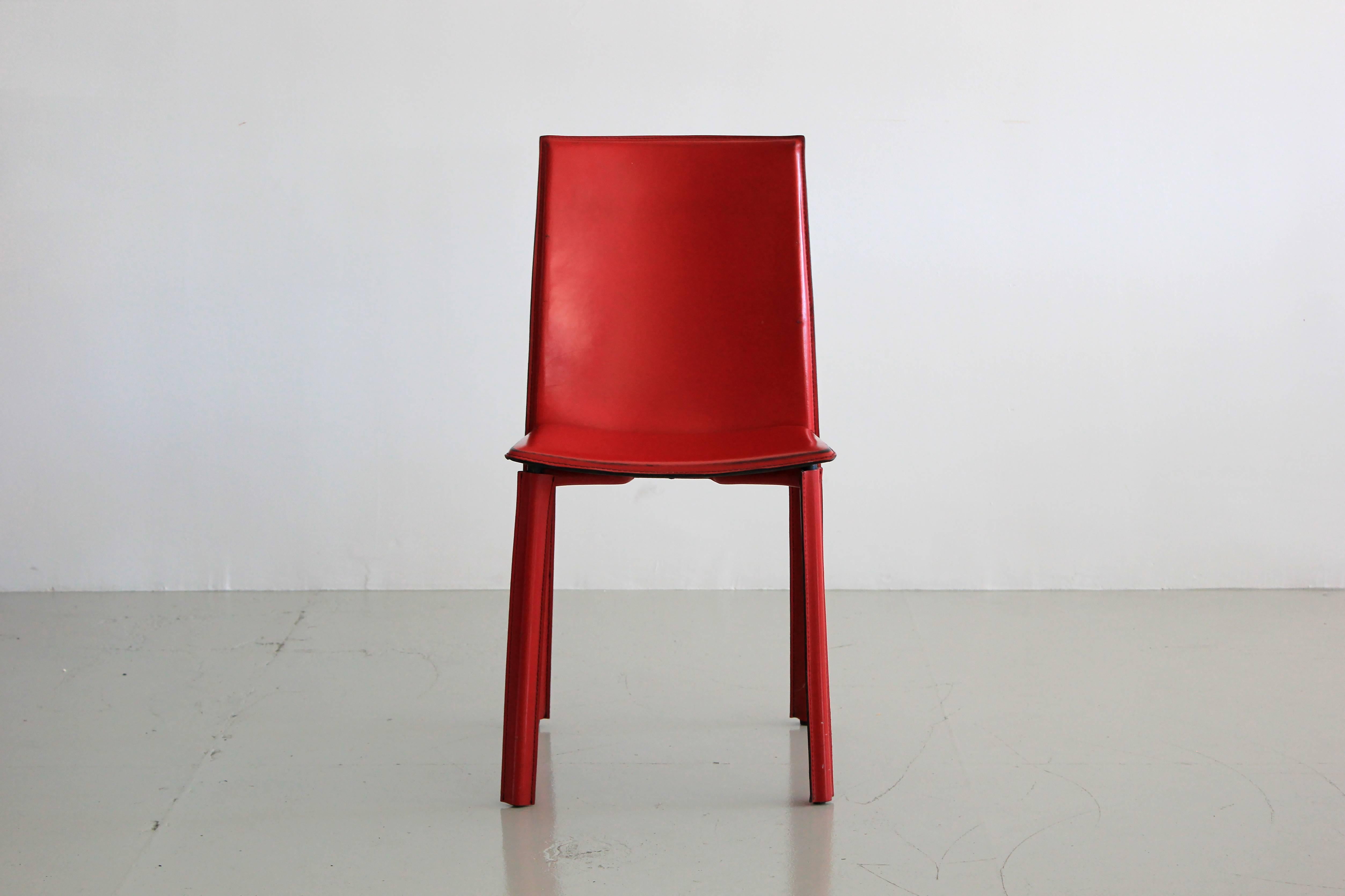Mario Bellini Style Cab Chairs 1