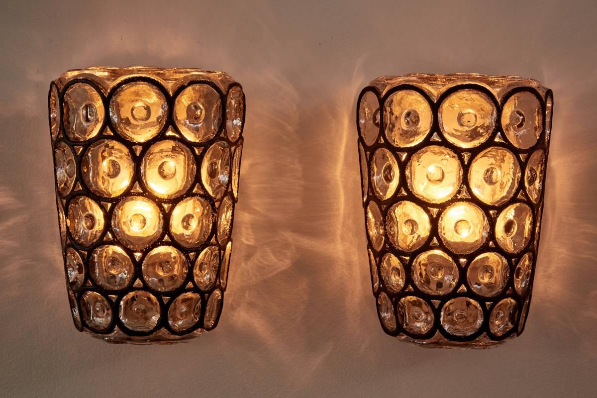 Iron and Glass Sconces 2