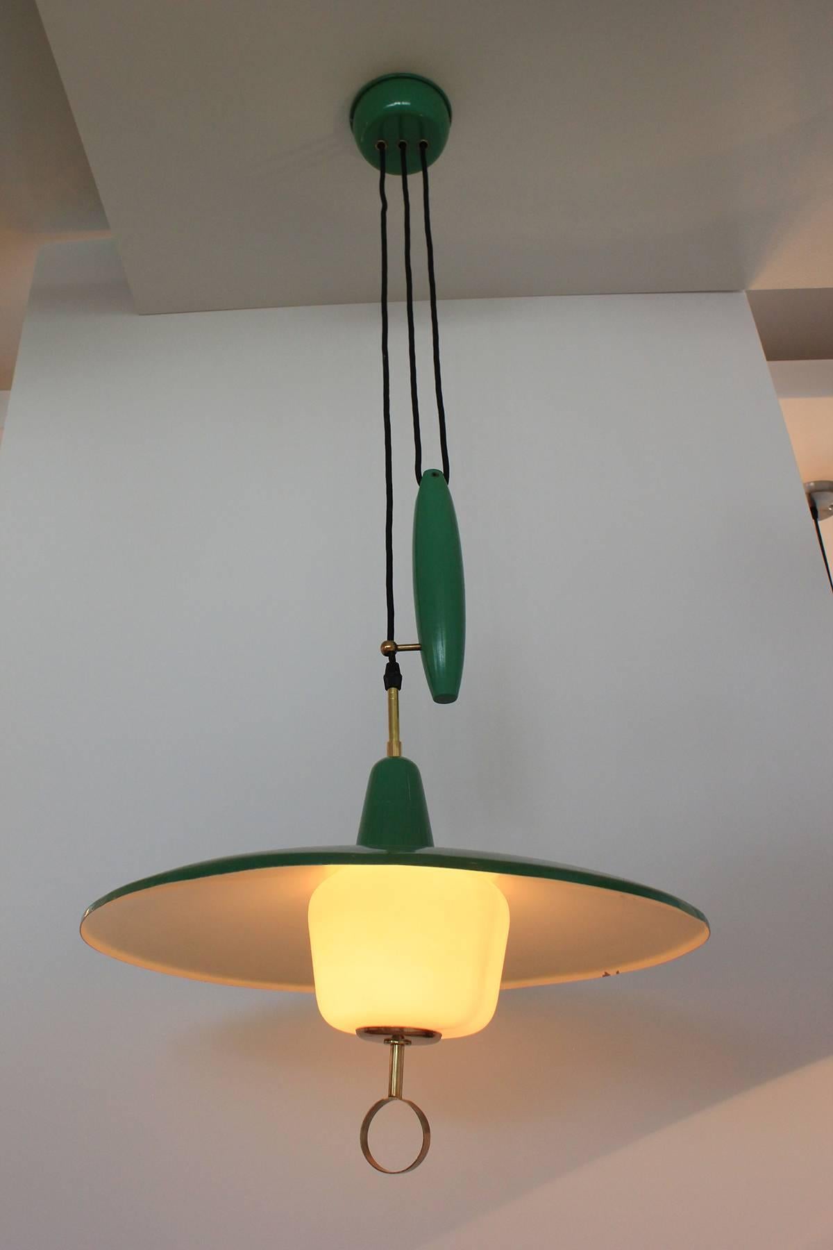 Mid-20th Century Italian Counterbalance Pendant