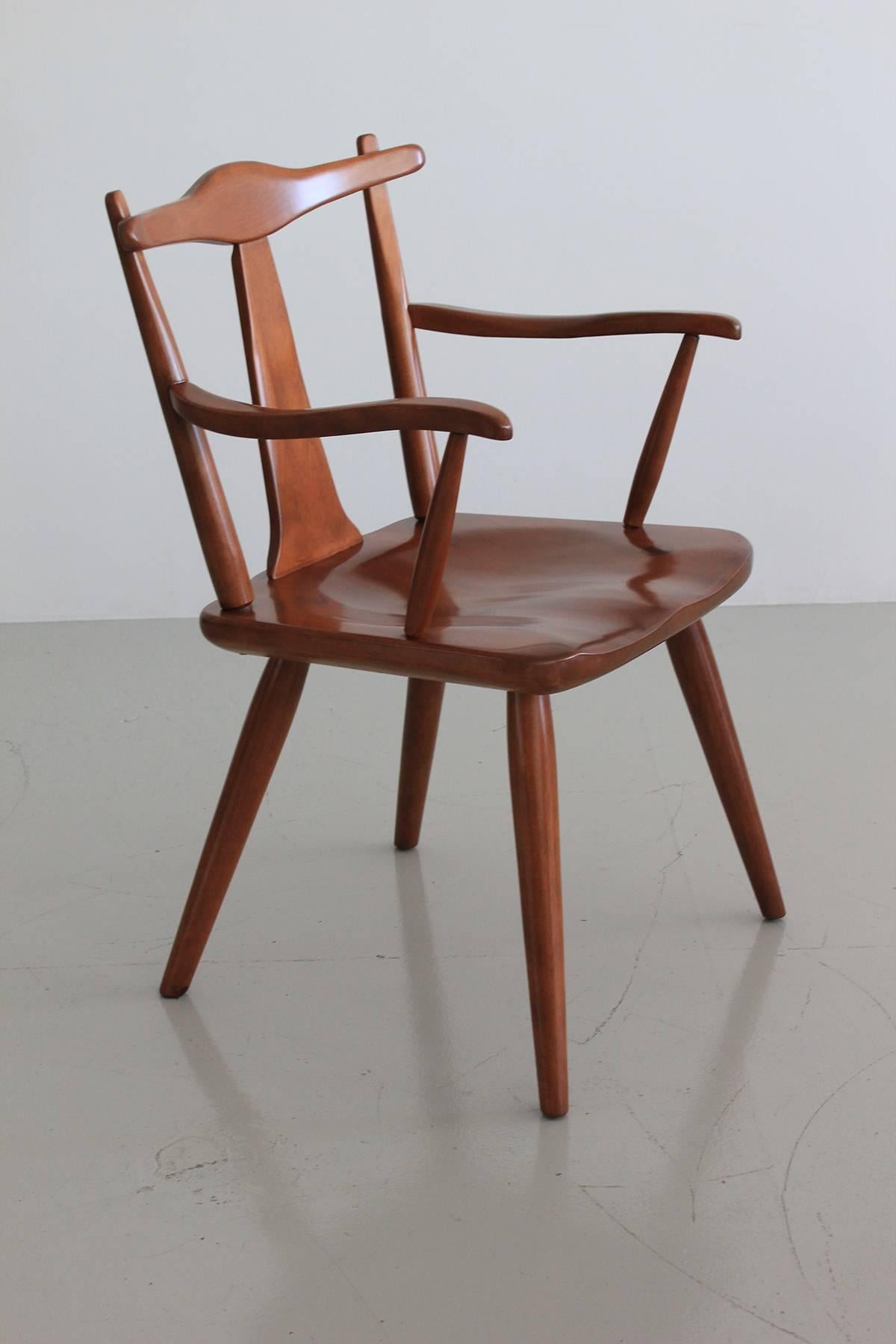 Mid-20th Century Colonial Style Dining Chairs