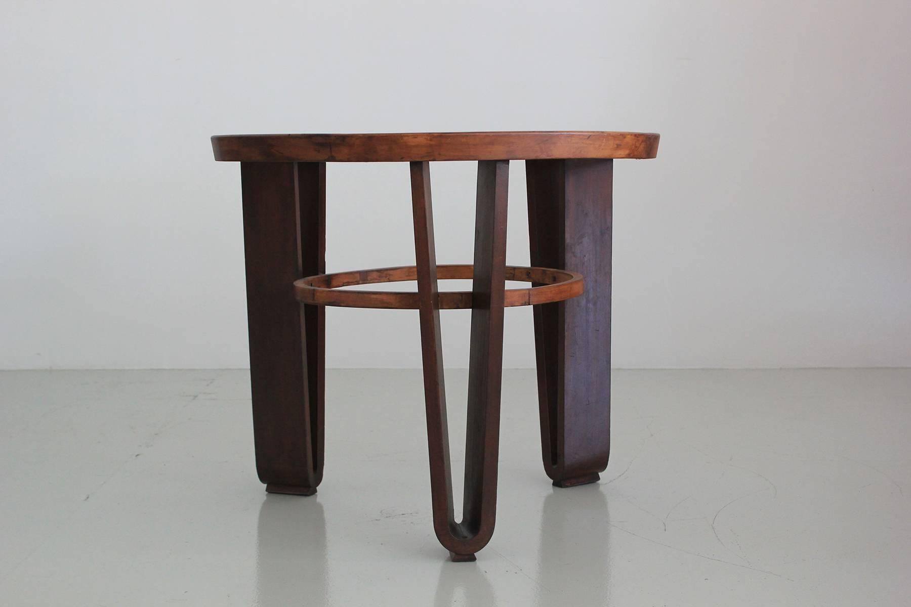 1940s Italian Occasional Table In Excellent Condition In Beverly Hills, CA