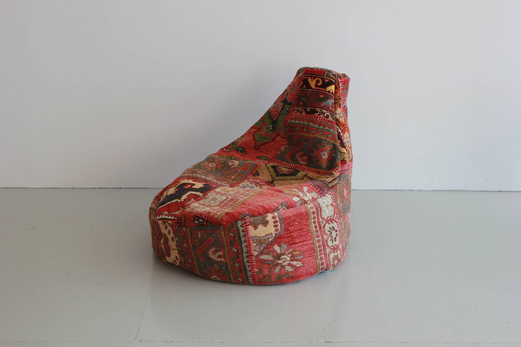 Wool Vintage Turkish Beanbags
